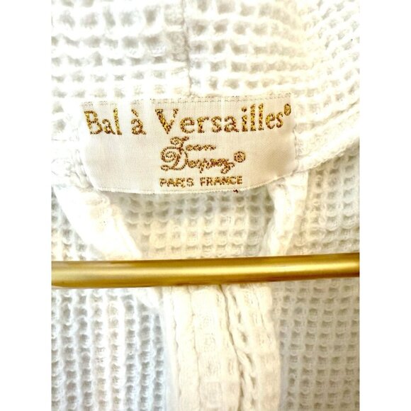 Bal a Versailles Bathrobe Womens - Paris France - White Kimono Style Tie Closure - Picture 4 of 10